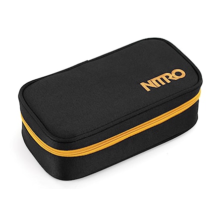 School Case Nitro Pencil Case XL golden black 2022 - 1