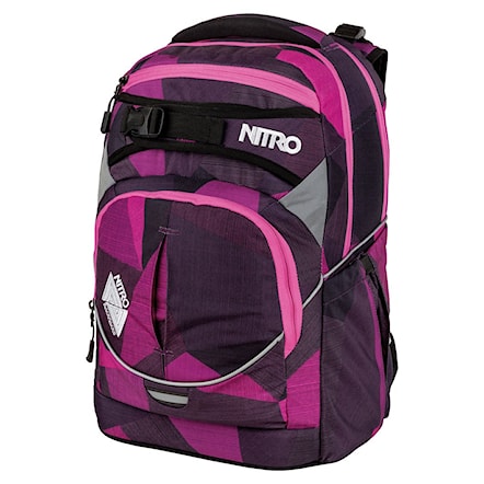 Backpack Nitro Superhero fragments purple 2017 - 1