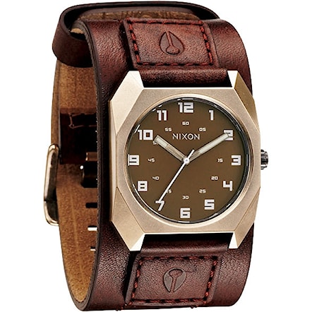 Watch Nixon Scout Leather brown - 1