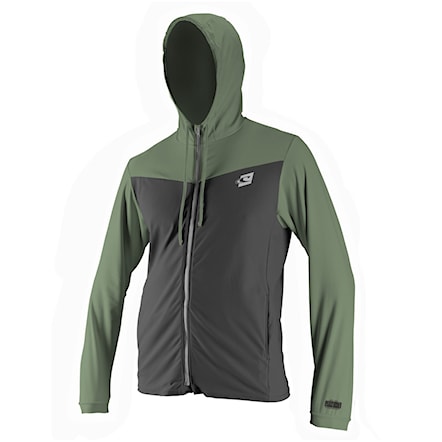 Wakeboard Technical Jacket O'Neill 24/7 Tech Zip Hoodie graphite/lt.olive/graphite 2016 - 1