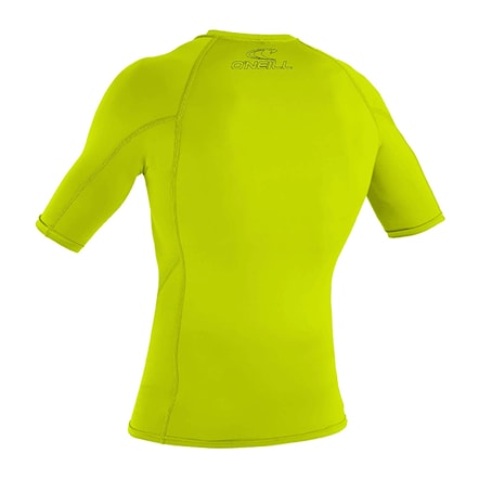 Lycra O'Neill Basic Skins S/S Rash Guard lime 2025 - 2