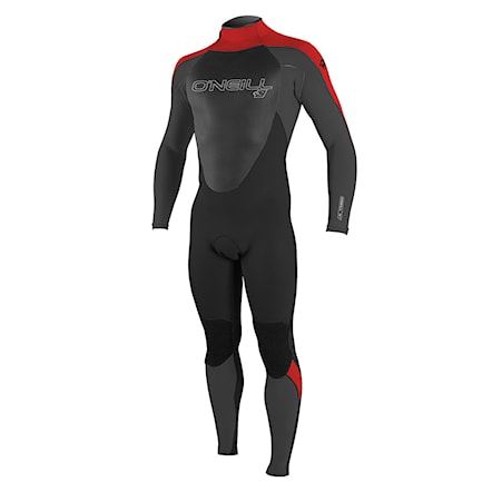 Wetsuit O'Neill Epic 4/3 Back Zip Full black/midnight oil/red 2018 - 1