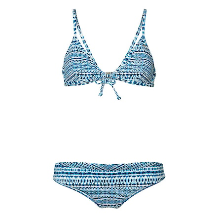 Swimwear O'Neill Fixed Triangle white aop/blue 2018 - 1