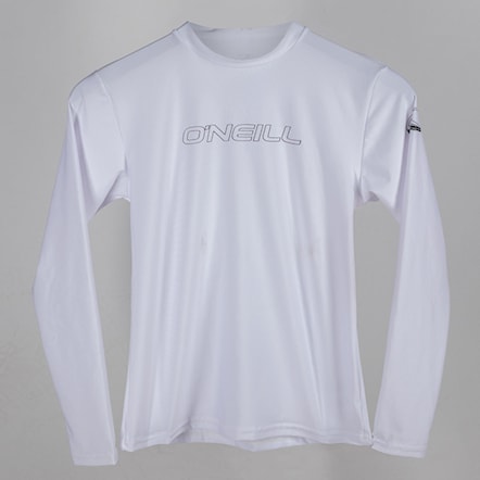 Lycra O'Neill Youth Basic Skins L/S Sun Shirt white 2021 - 1