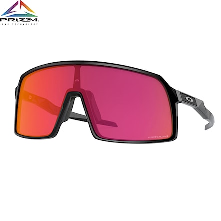 Bike Sunglasses and Goggles Oakley Sutro polished black | prizm field 2023 - 1