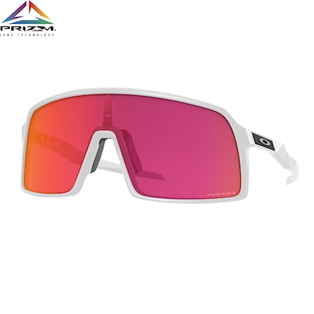 Bike Sunglasses and Goggles Oakley Sutro polished white | prizm field 2023 - 1