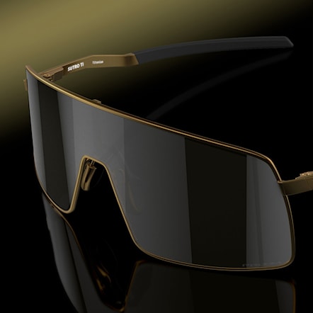 Bike Sunglasses and Goggles Oakley Sutro Ti matte gold | prizm black - 7
