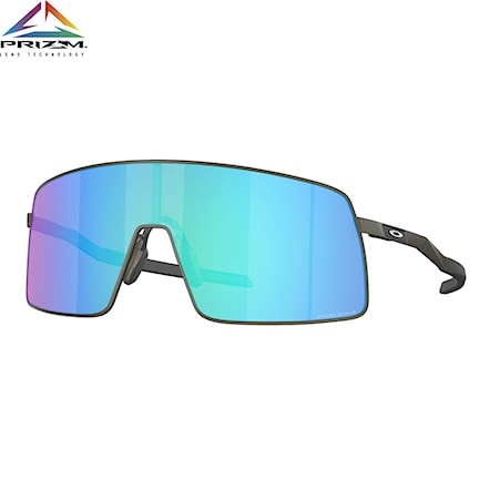 Bike Sunglasses and Goggles Oakley Sutro Ti satin lead | prizm sapphire - 1