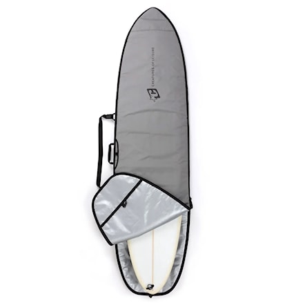 Obal na surf Creatures Fish Icon 7'1" silver black - 4