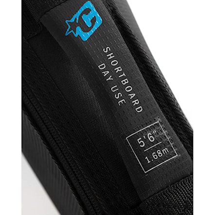 Surfboard Bag Creatures Shortboard Day Use DT 2.0 5'0" black cyan - 3