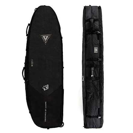 Pokrowiec na surf Creatures Shortboard Quad Wheely DT2.0 6'7 black silver - 1