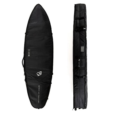 Pokrowiec na surf Creatures Shortboard Triple DT2.0 7'6" black silver 2024 - 1