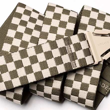 Opasek Arcade Check crocodile/khaki 2026 - 3