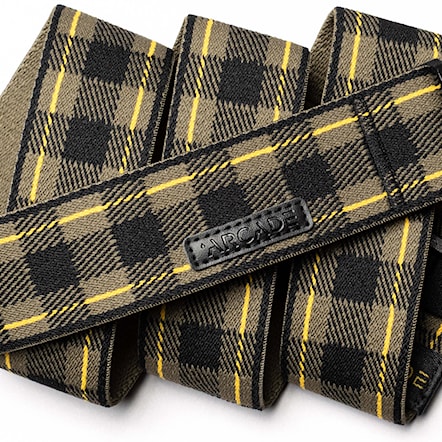 Opasek Arcade Plaid crocodile/mustard 2026 - 3