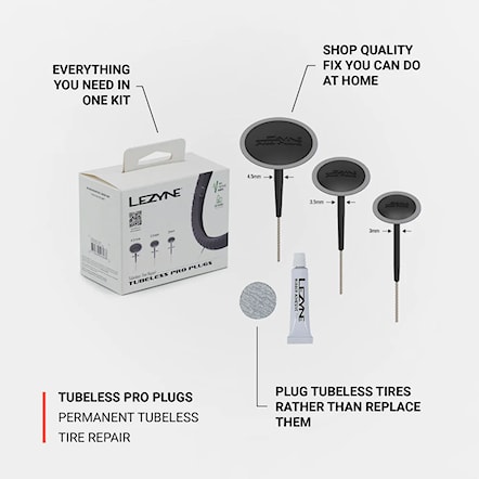 Naprawa przebicia Lezyne Tubeless Pro Plugs black - 4