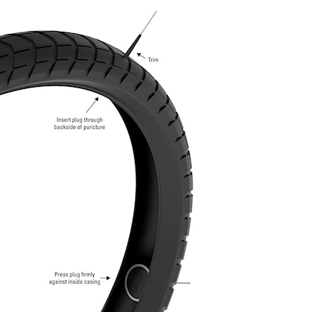 Naprawa przebicia Lezyne Tubeless Pro Plugs black - 7