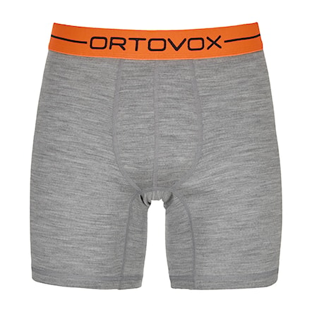 Trenírky ORTOVOX 185 Rock'n'wool Boxer grey blend 2021 - 1