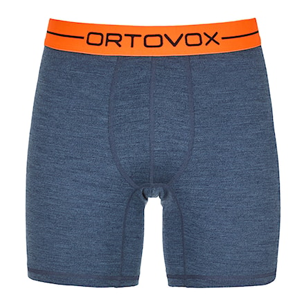 Boxer Shorts ORTOVOX 185 Rock'n'wool Boxer night blue blend 2021 - 1
