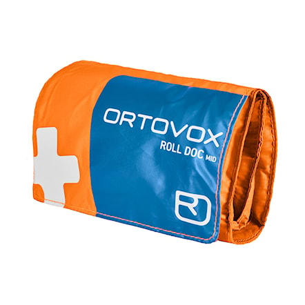 First Aid Kit ORTOVOX First Aid Roll Doc Mid shocking orange - 1