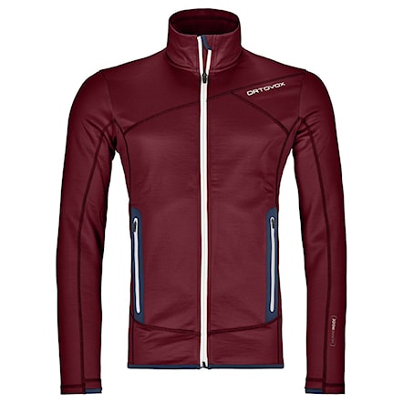 Bluza techniczna ORTOVOX Fleece Jacket dark blood 2020 - 1
