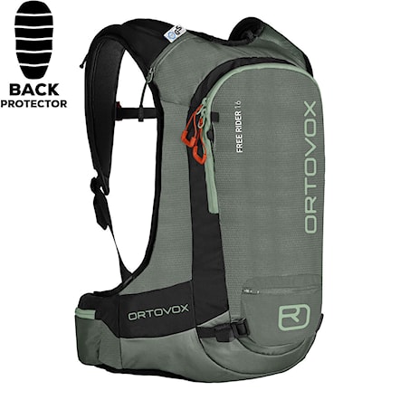 Backpack ORTOVOX Free Rider 16 green forest 2020 - 1