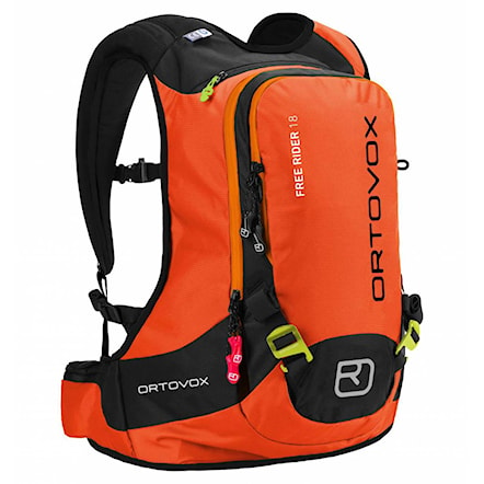 Backpack ORTOVOX Free Rider 18 crazy orange 2016 - 1