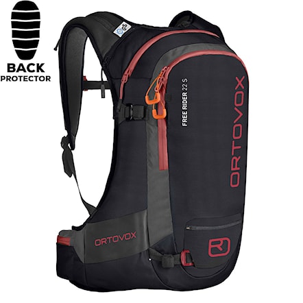 Backpack ORTOVOX Free Rider 22 S black raven 2021 - 1