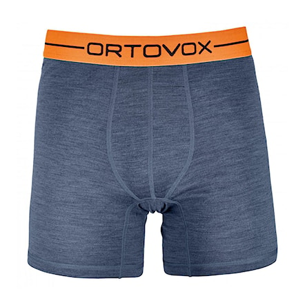 Boxer Shorts ORTOVOX Rock'n'wool Boxer night blue blend 2019 - 1
