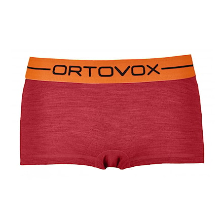 Nohavičky ORTOVOX Rock'n'wool Hot Pants hot coral blend 2018 - 1