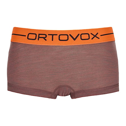 Nohavičky ORTOVOX Wms 185 Rock'n'wool Hot Pants blush blend 2020 - 1