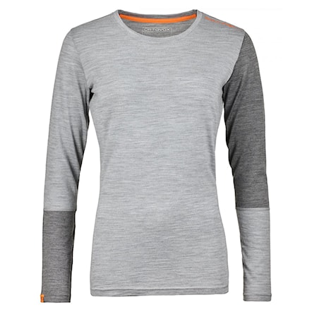 T-shirt ORTOVOX Wms Rock'n'wool Long Sleeve grey blend 2019 - 1