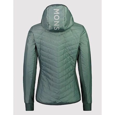 Technical Jacket Mons Royale Wms Neve Wool Insulation Hood sage/burnt sage 2023 - 6