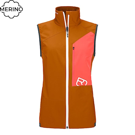 Technical Jacket ORTOVOX Wms Berrino Vest sly fox 2023 - 1