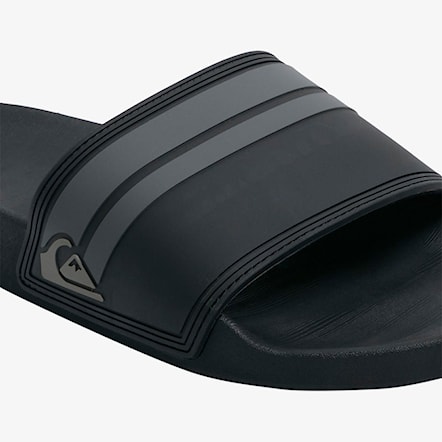 Slide Sandals Quiksilver Rivi Slide black/black/grey 2023 - 4