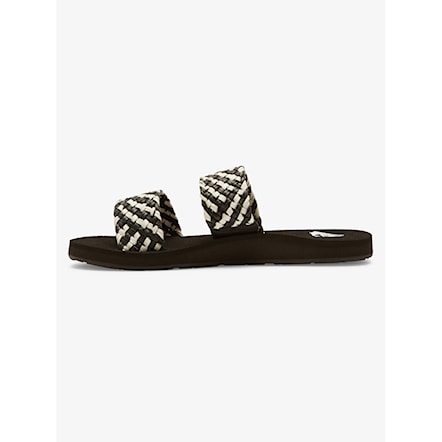 Pantofle Roxy Porto Slide II black/white 2024 - 4