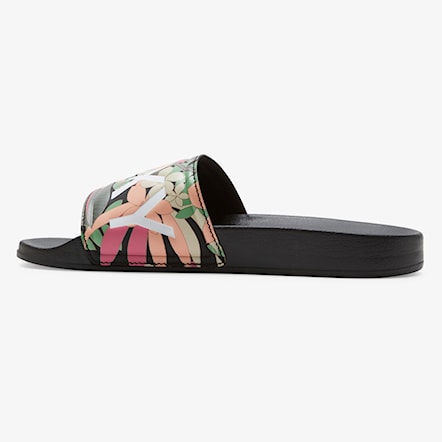 Slide Sandals Roxy Slippy II black/pink/soft lime 2024 - 5