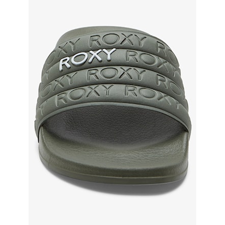 Šľapky Roxy Slippy Wp army green 2024 - 9