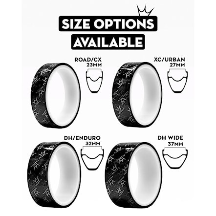 Páska do ráfika Peaty's Holeshot Rim Tape 37 MM - 10 M black - 3