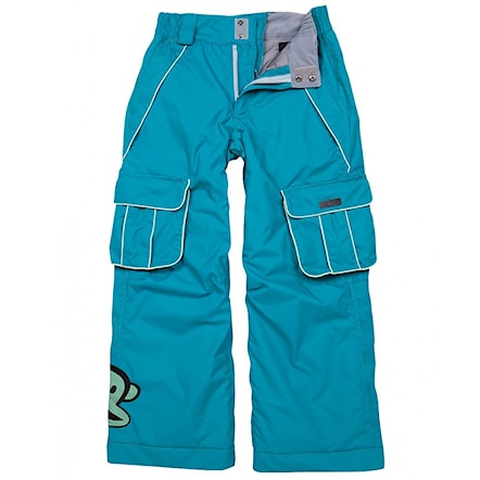 Spodnie snowboardowe Paul Frank Julius Insulated teal 2013 - 1