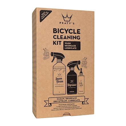 Bike Cleaner Peaty's Gift Pack - Wash Degrease Lubricate - 2