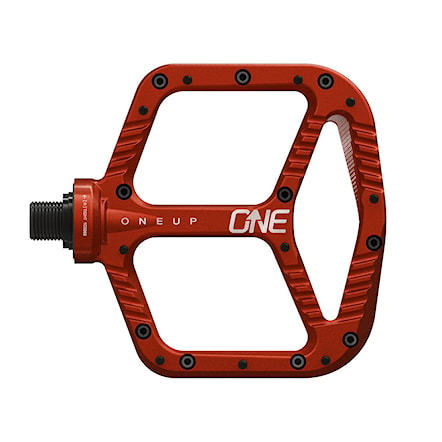 Pedály OneUp Flat Pedal Aluminium red - 1