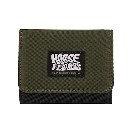 Portfel Horsefeathers Bax olive 2025 - 1