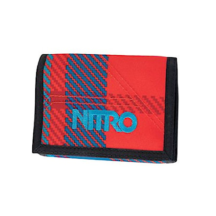Peňaženka Nitro Wallet plaid red-blue 2015 - 1