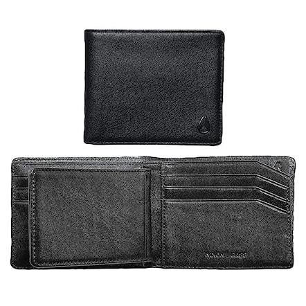 Peněženka Nixon Pass Bi-Fold ID all black 2016 - 1