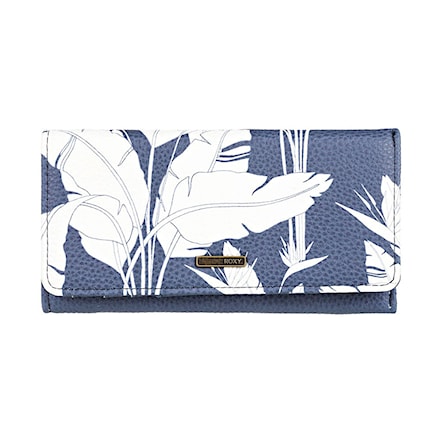 Peňaženka Roxy Hazy Daze mood indigo flying flowers 2020 - 1