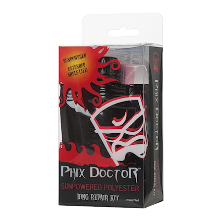Zestaw naprawczy Phix Doctor Polyester Kit red small - 1