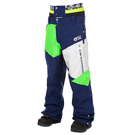 Spodnie snowboardowe Picture Nova dark blue/white/neon green 2017 - 1
