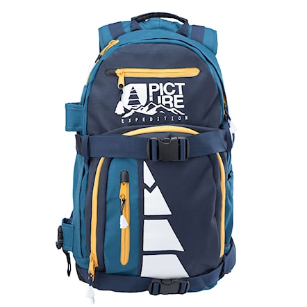 Backpack Picture Rescue dark blue/petrol blue/yellow 2018 - 1