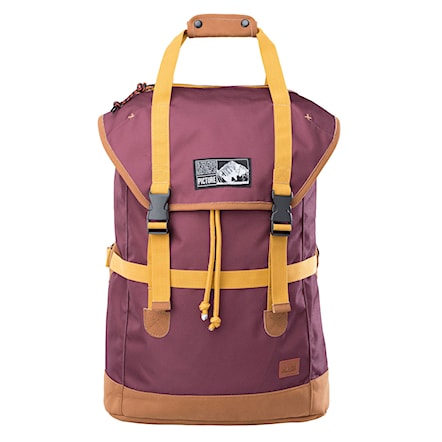 Backpack Picture Soavy burgundy/brown/yellow 2018 - 1