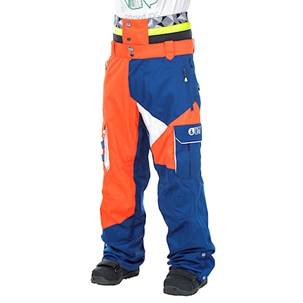 Spodnie snowboardowe Picture Styler orange/dark blue/white 2017 - 1